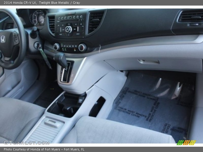 Twilight Blue Metallic / Gray 2014 Honda CR-V LX