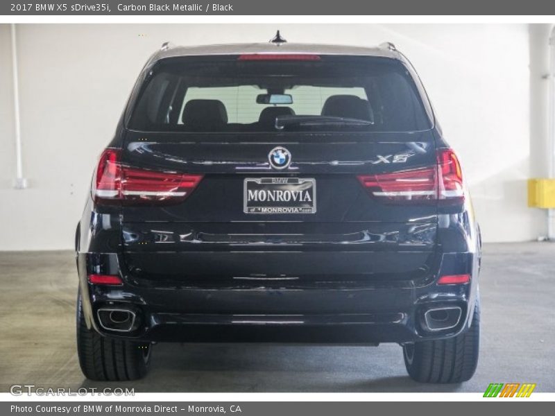 Carbon Black Metallic / Black 2017 BMW X5 sDrive35i