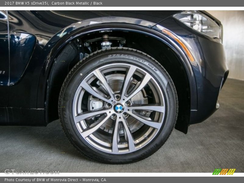 Carbon Black Metallic / Black 2017 BMW X5 sDrive35i