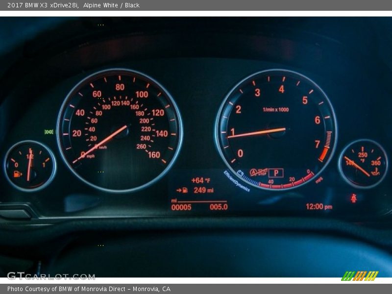 Alpine White / Black 2017 BMW X3 xDrive28i