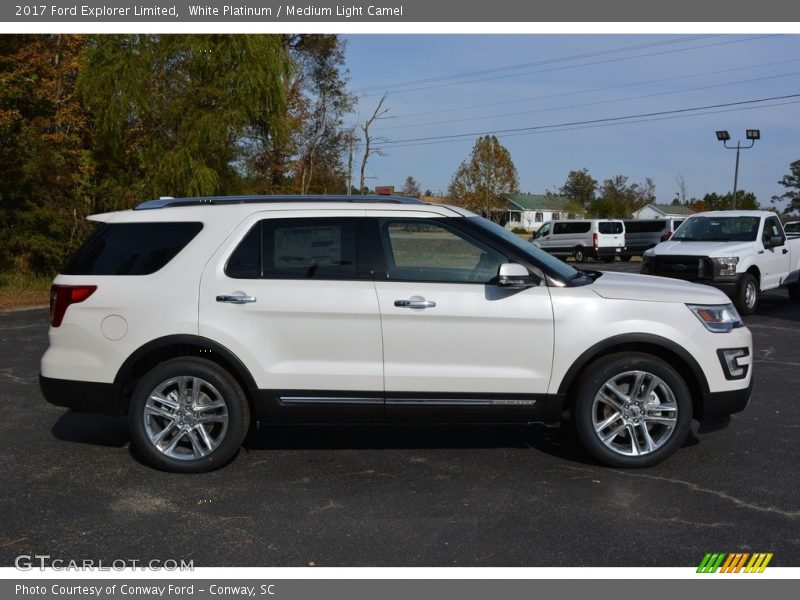  2017 Explorer Limited White Platinum