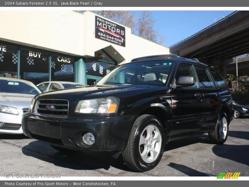 Java Black Pearl / Gray 2004 Subaru Forester 2.5 XS