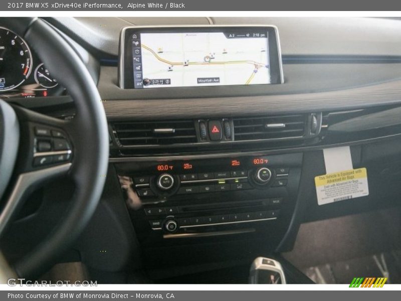 Alpine White / Black 2017 BMW X5 xDrive40e iPerformance
