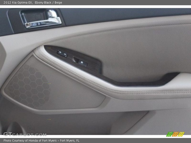 Ebony Black / Beige 2012 Kia Optima EX
