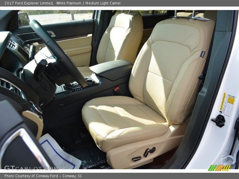Front Seat of 2017 Explorer Limited