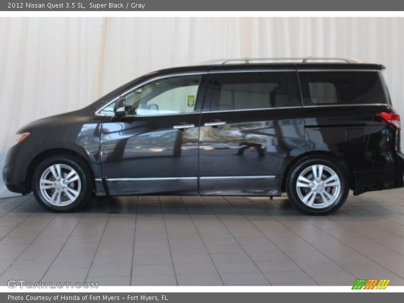 Super Black / Gray 2012 Nissan Quest 3.5 SL