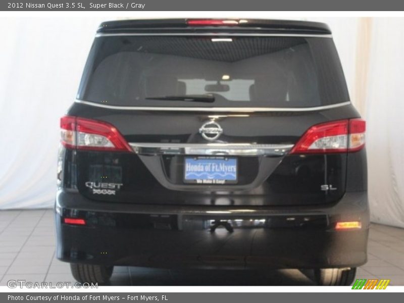 Super Black / Gray 2012 Nissan Quest 3.5 SL