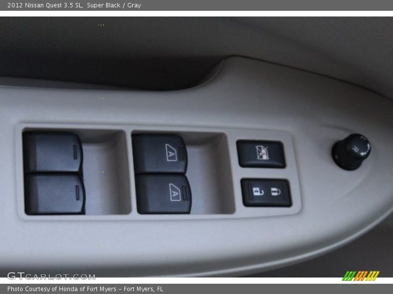 Super Black / Gray 2012 Nissan Quest 3.5 SL