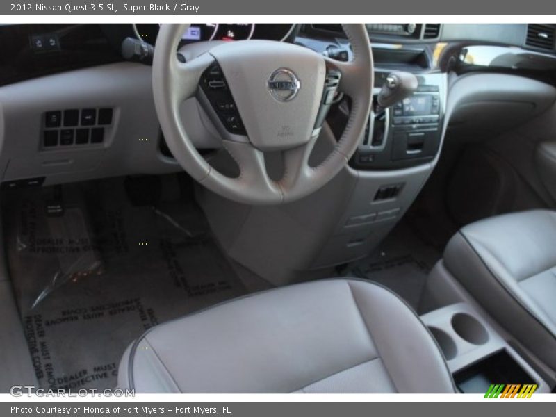 Super Black / Gray 2012 Nissan Quest 3.5 SL