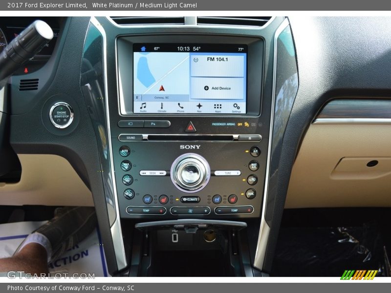 Controls of 2017 Explorer Limited