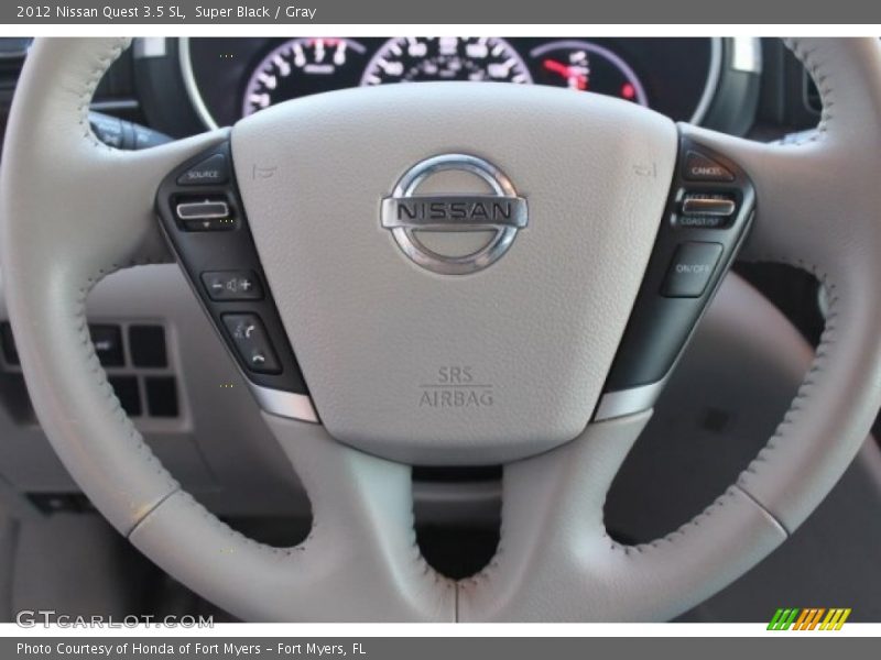 Super Black / Gray 2012 Nissan Quest 3.5 SL