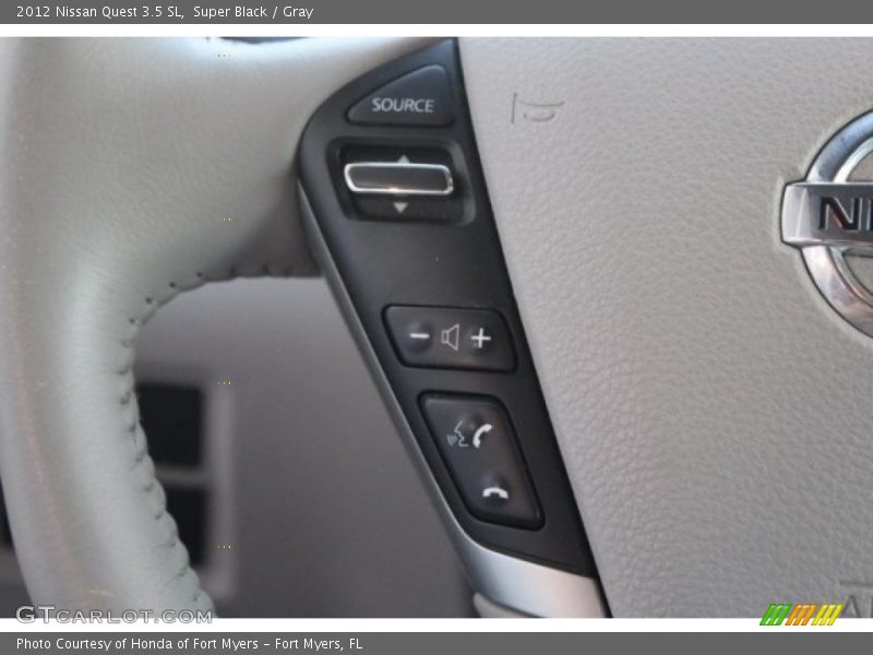 Super Black / Gray 2012 Nissan Quest 3.5 SL