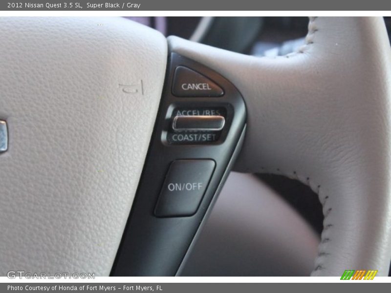 Super Black / Gray 2012 Nissan Quest 3.5 SL