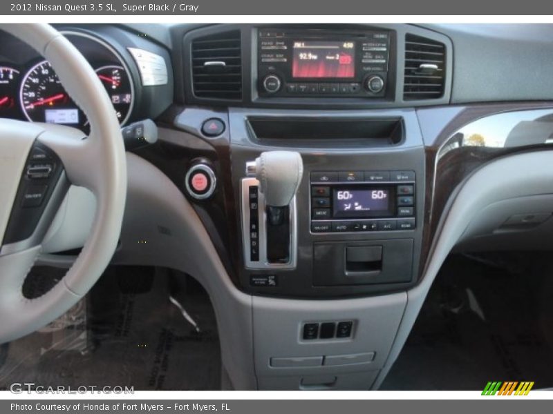Super Black / Gray 2012 Nissan Quest 3.5 SL