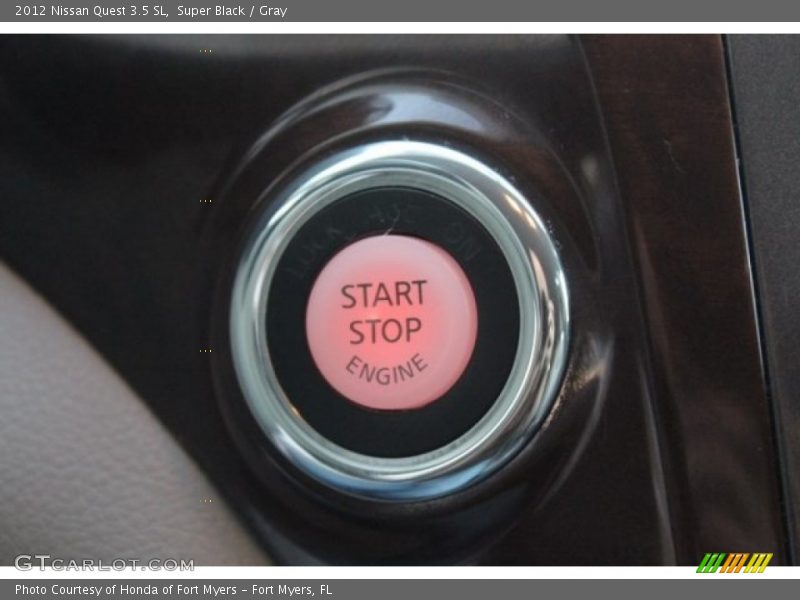 Super Black / Gray 2012 Nissan Quest 3.5 SL