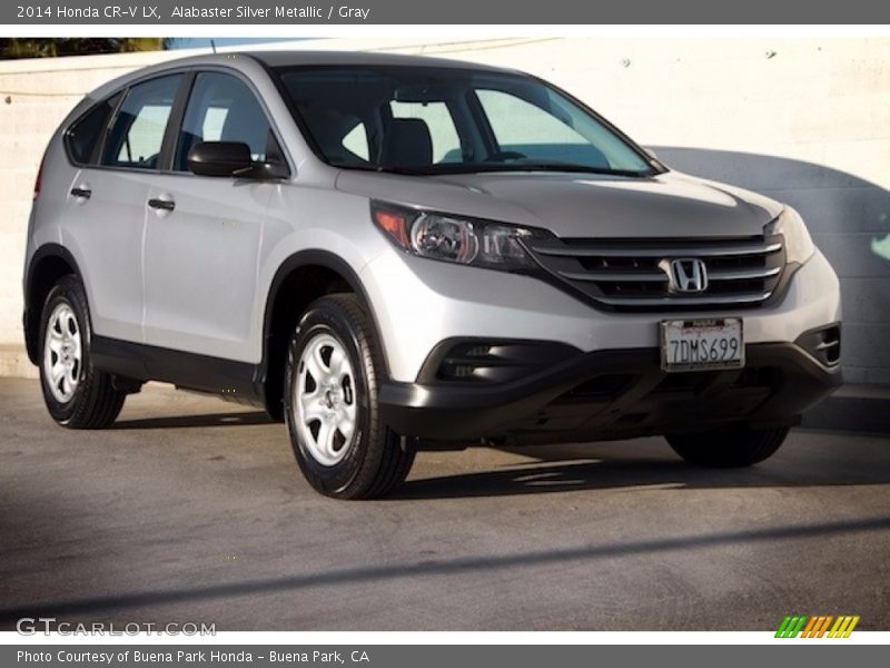 Alabaster Silver Metallic / Gray 2014 Honda CR-V LX