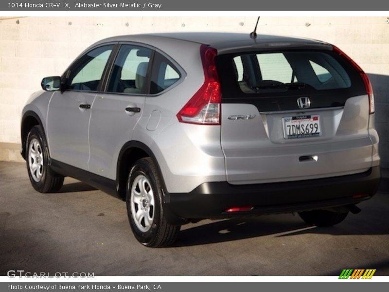 Alabaster Silver Metallic / Gray 2014 Honda CR-V LX