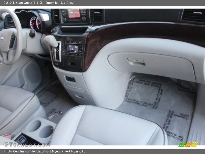 Super Black / Gray 2012 Nissan Quest 3.5 SL