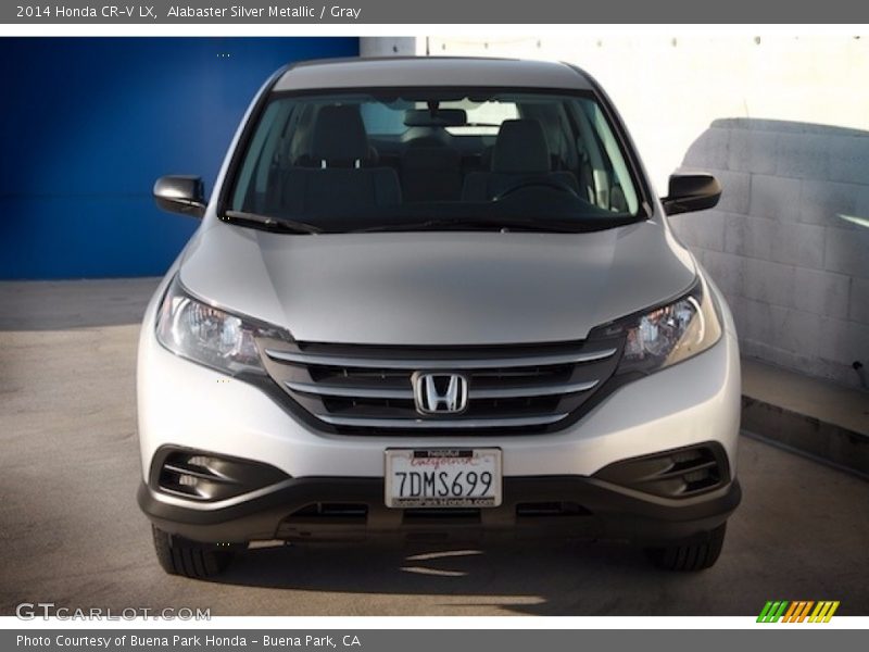 Alabaster Silver Metallic / Gray 2014 Honda CR-V LX