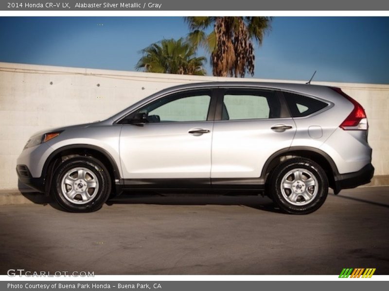 Alabaster Silver Metallic / Gray 2014 Honda CR-V LX