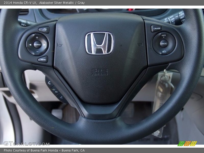 Alabaster Silver Metallic / Gray 2014 Honda CR-V LX
