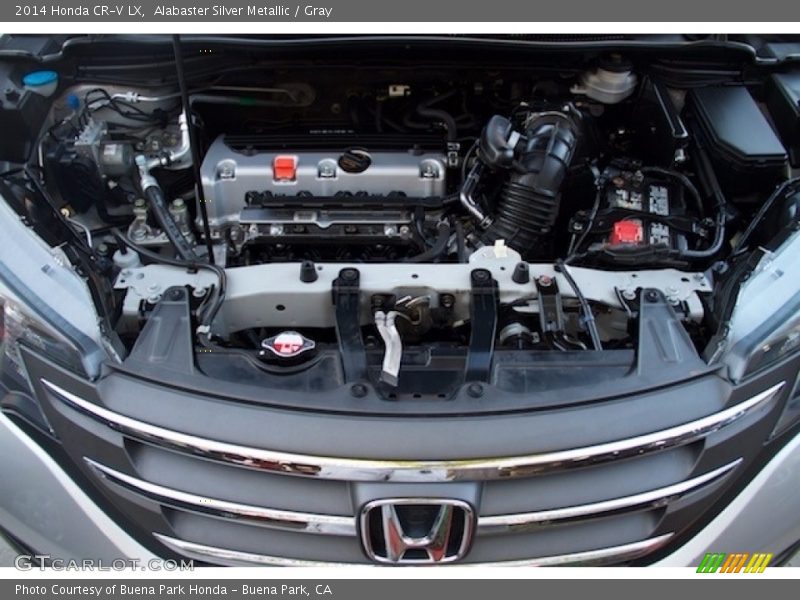 Alabaster Silver Metallic / Gray 2014 Honda CR-V LX