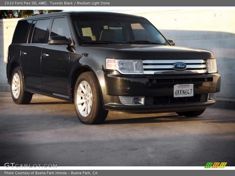 Tuxedo Black / Medium Light Stone 2010 Ford Flex SEL AWD