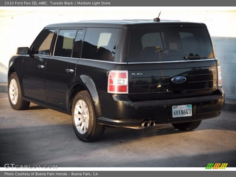 Tuxedo Black / Medium Light Stone 2010 Ford Flex SEL AWD