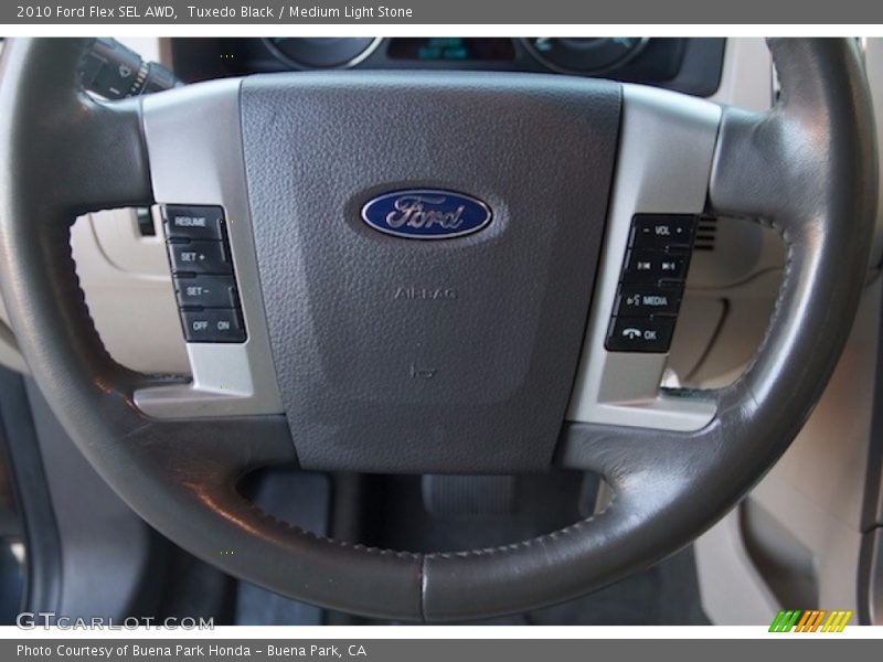 Tuxedo Black / Medium Light Stone 2010 Ford Flex SEL AWD