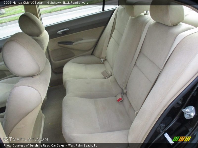 Nighthawk Black Pearl / Ivory 2006 Honda Civic LX Sedan