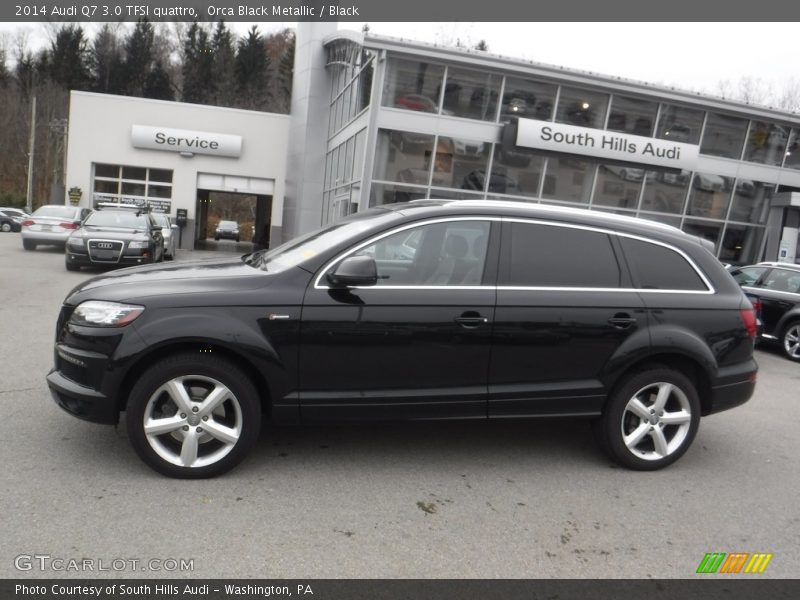 Orca Black Metallic / Black 2014 Audi Q7 3.0 TFSI quattro