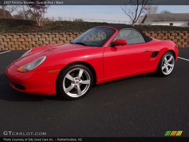 Guards Red / Black 1997 Porsche Boxster