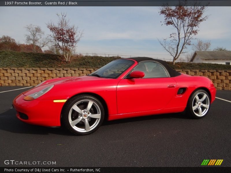 Guards Red / Black 1997 Porsche Boxster