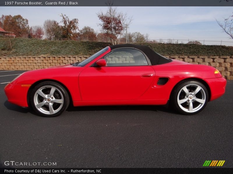 Guards Red / Black 1997 Porsche Boxster