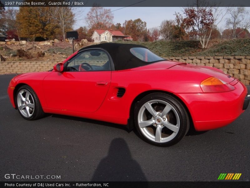 Guards Red / Black 1997 Porsche Boxster