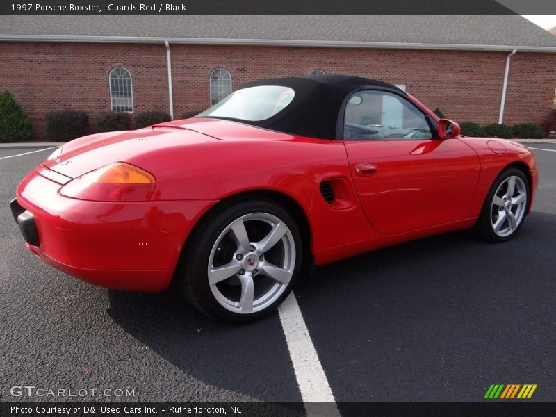Guards Red / Black 1997 Porsche Boxster