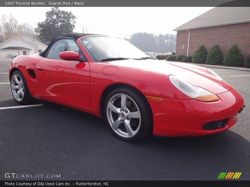 Guards Red / Black 1997 Porsche Boxster