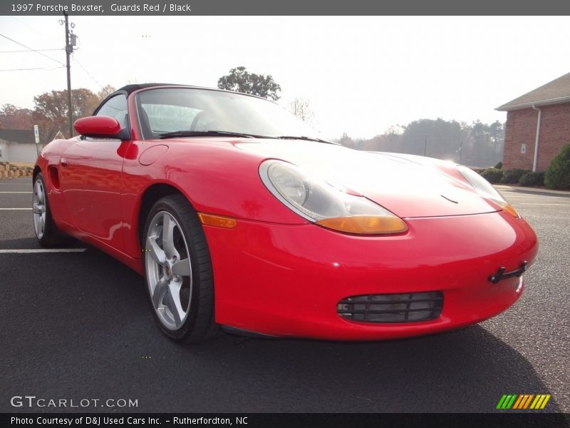 Guards Red / Black 1997 Porsche Boxster
