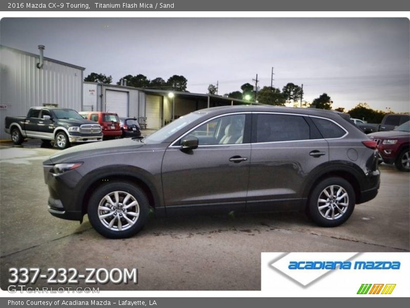 Titanium Flash Mica / Sand 2016 Mazda CX-9 Touring