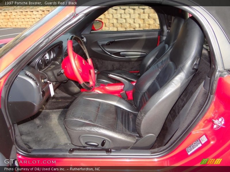 Guards Red / Black 1997 Porsche Boxster