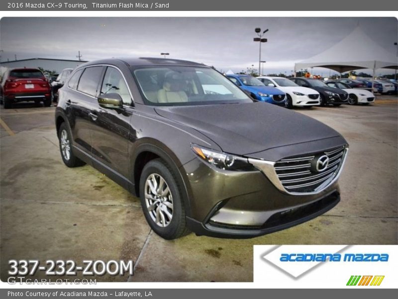 Titanium Flash Mica / Sand 2016 Mazda CX-9 Touring