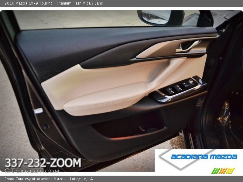 Titanium Flash Mica / Sand 2016 Mazda CX-9 Touring