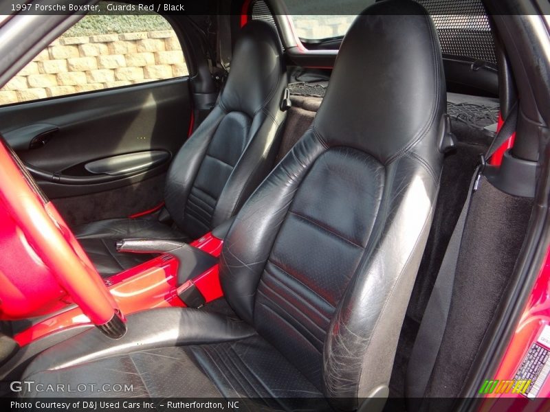 Guards Red / Black 1997 Porsche Boxster