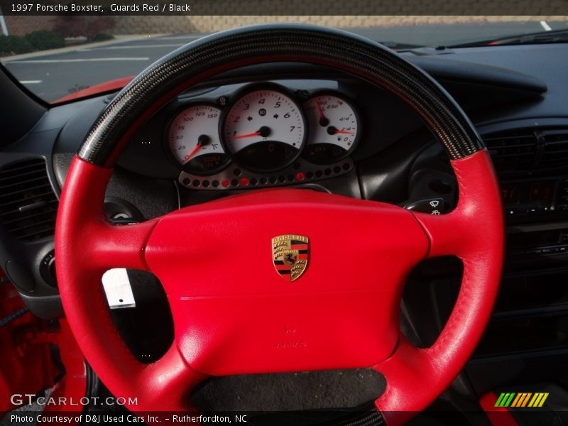 Guards Red / Black 1997 Porsche Boxster
