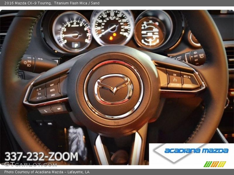 Titanium Flash Mica / Sand 2016 Mazda CX-9 Touring