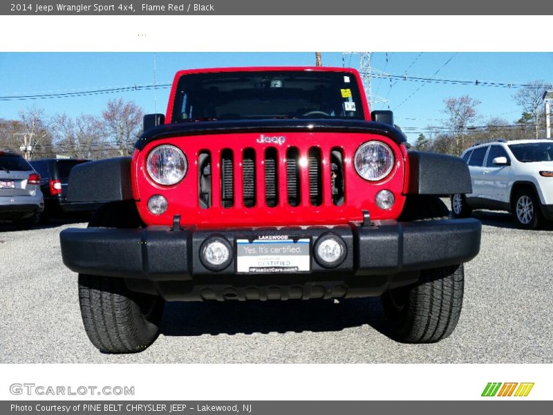 Flame Red / Black 2014 Jeep Wrangler Sport 4x4