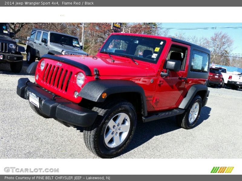 Flame Red / Black 2014 Jeep Wrangler Sport 4x4