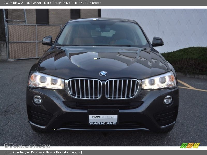 Dark Graphite Metallic / Saddle Brown 2017 BMW X4 xDrive28i