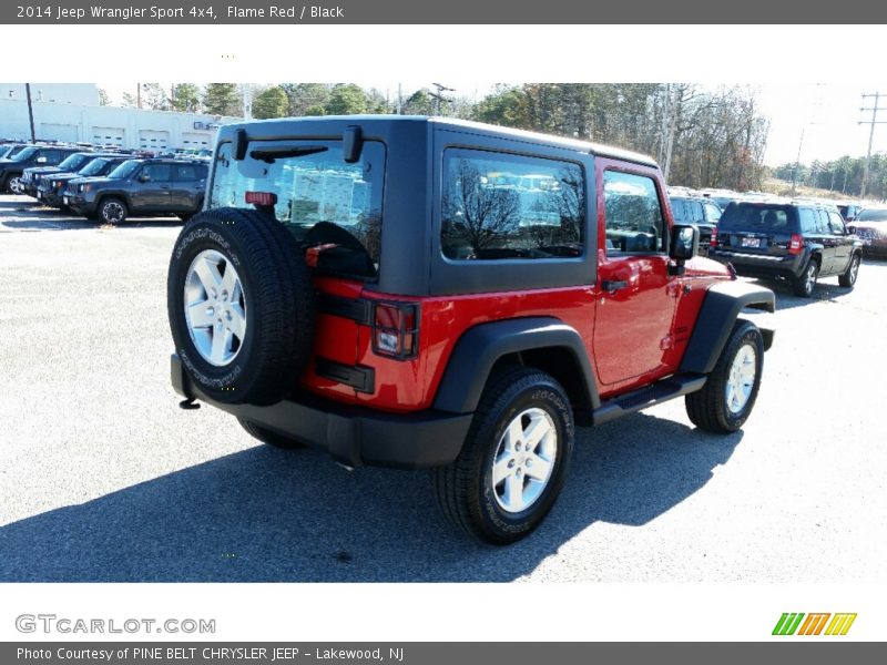 Flame Red / Black 2014 Jeep Wrangler Sport 4x4