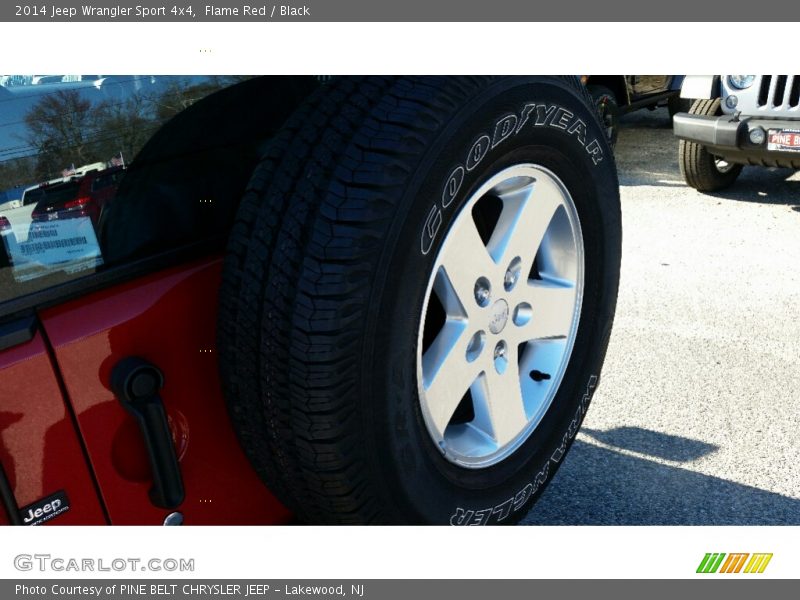 Flame Red / Black 2014 Jeep Wrangler Sport 4x4